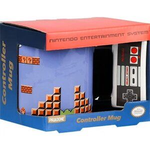 Nintendo (NES Nintendo Controller Shaped Mug, Ceramic 10fl oz Officially License